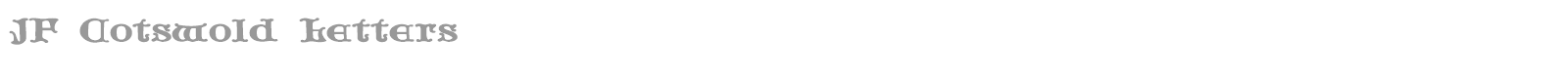Cotswold font preview